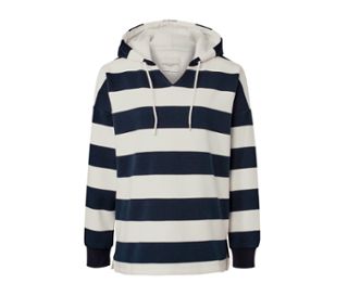 Gestreifter Hoodie