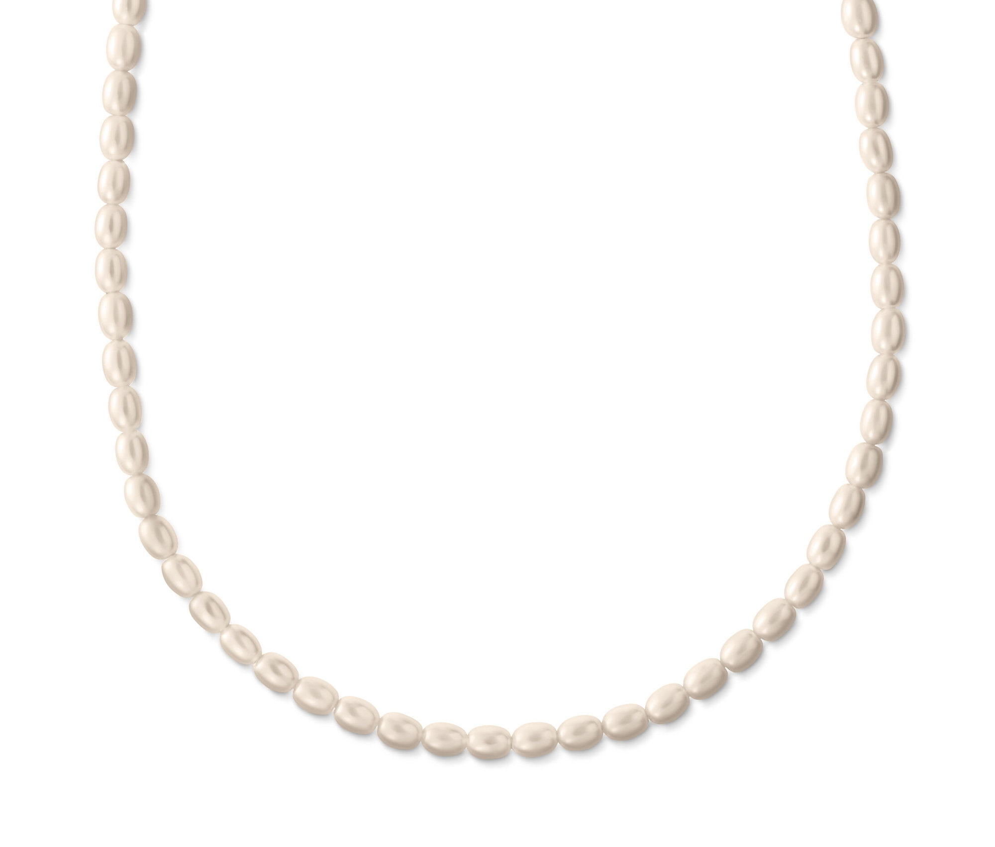 Silber Kette Tiny Pearls - silber - silber