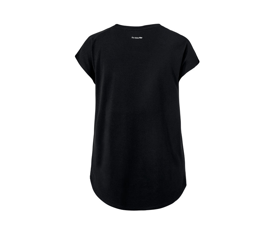 Schwarzes Sportshirt.