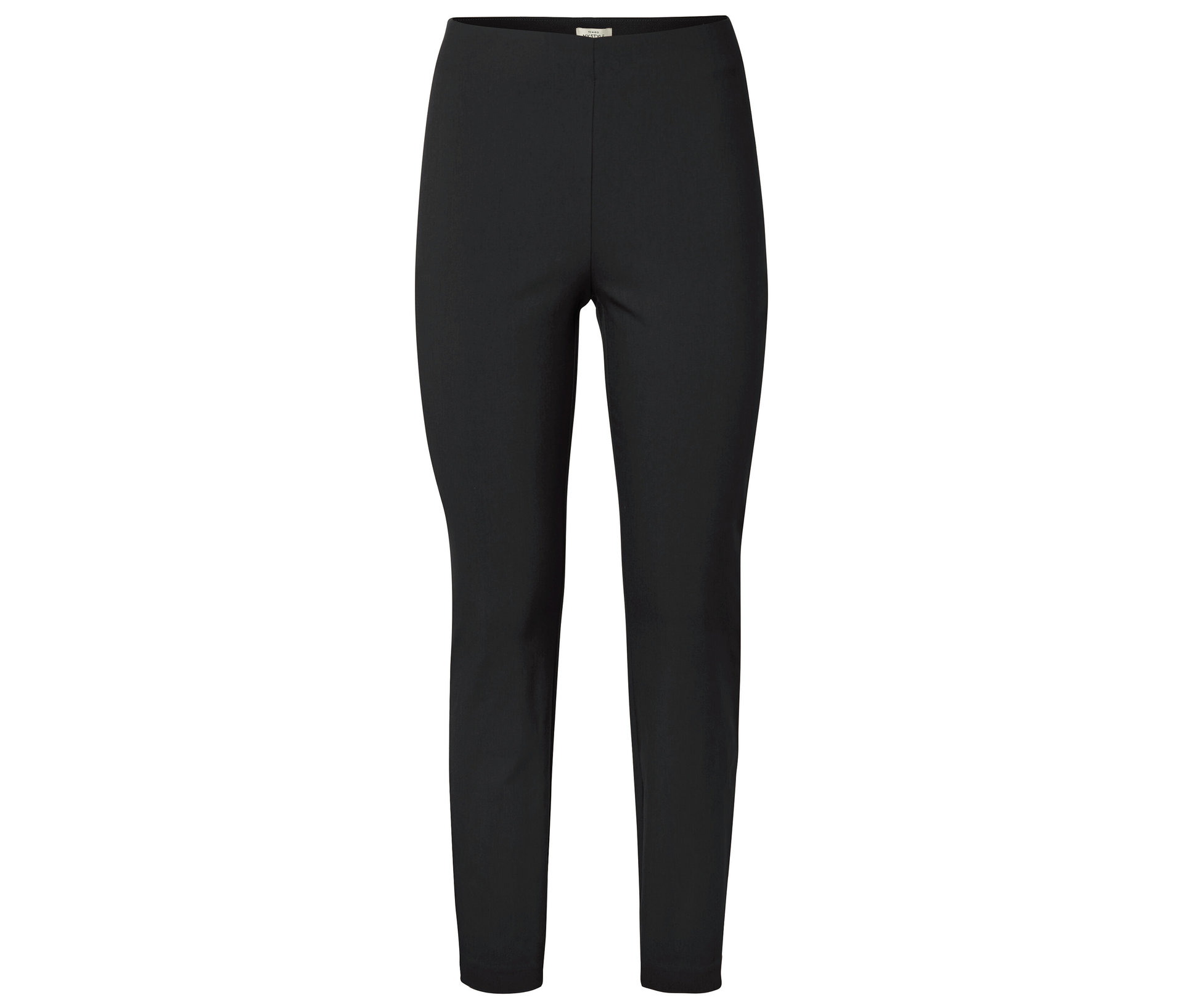 Stretchhose - Damen - Gr. 42 - schwarz - schwarz