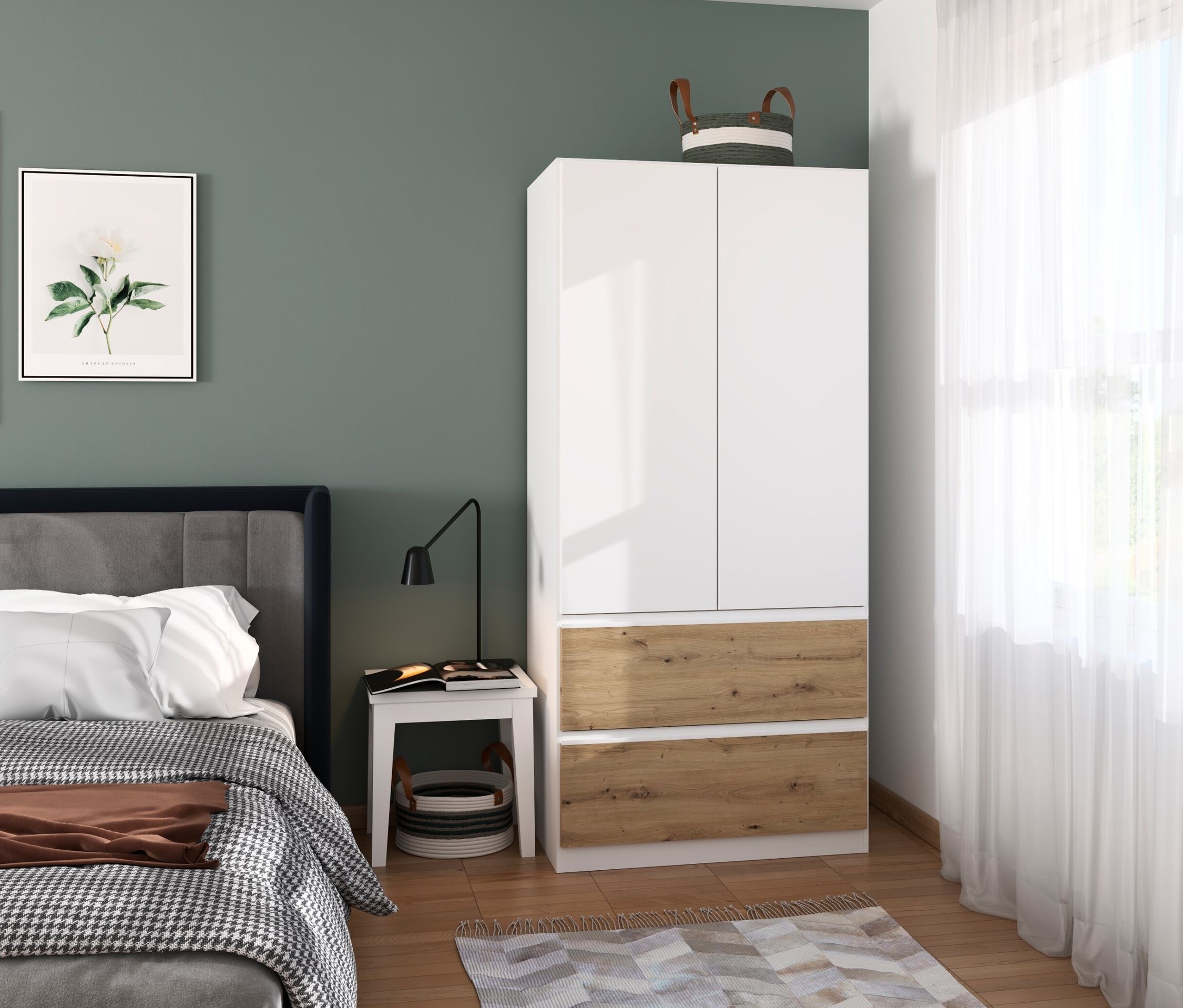 Thumbnail - rauch Kleiderschrank »Joel« - 91x54x197cm - braun - Holz