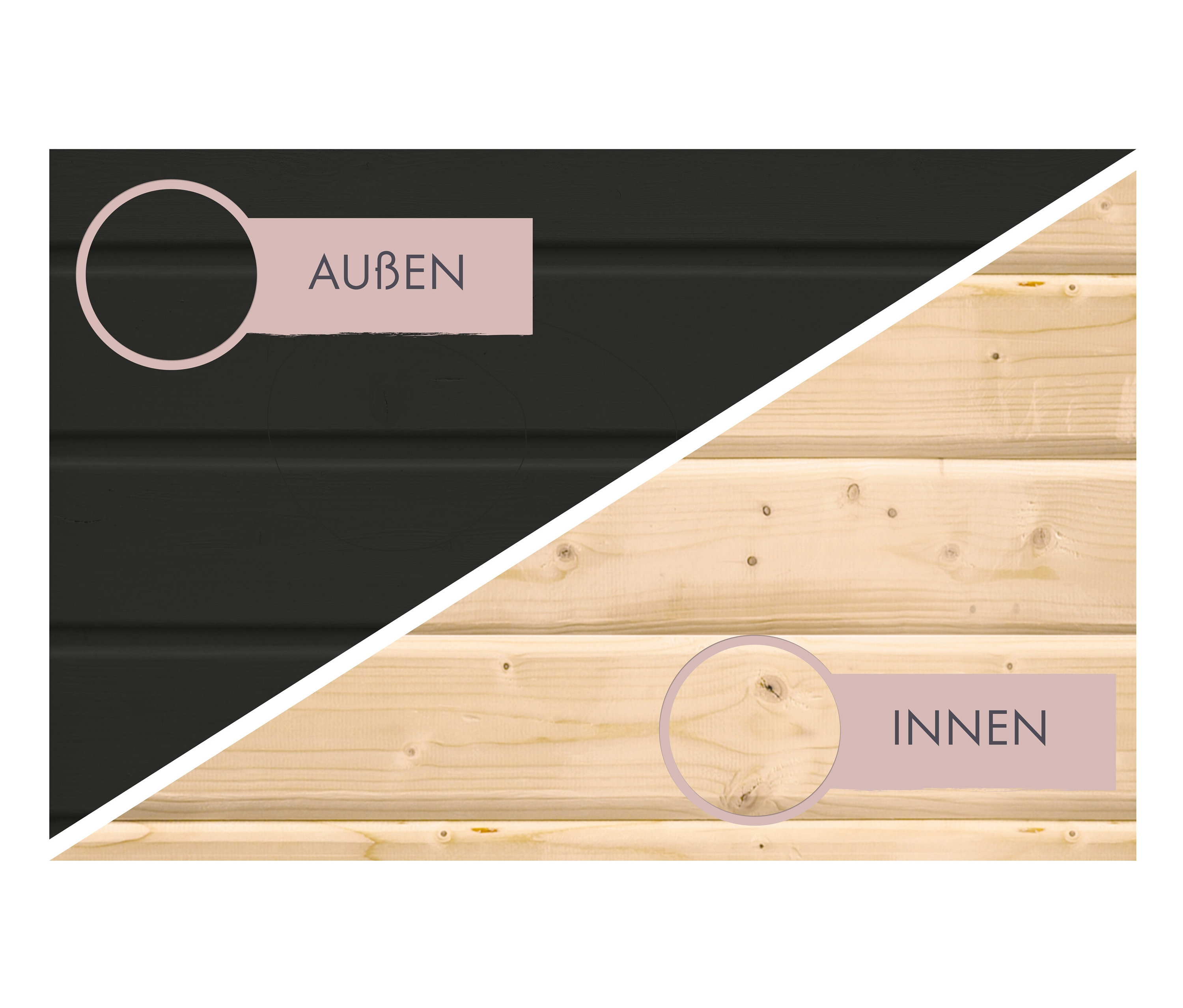 Thumbnail - Karibu Saunahaus »Gwen« klein, Classic