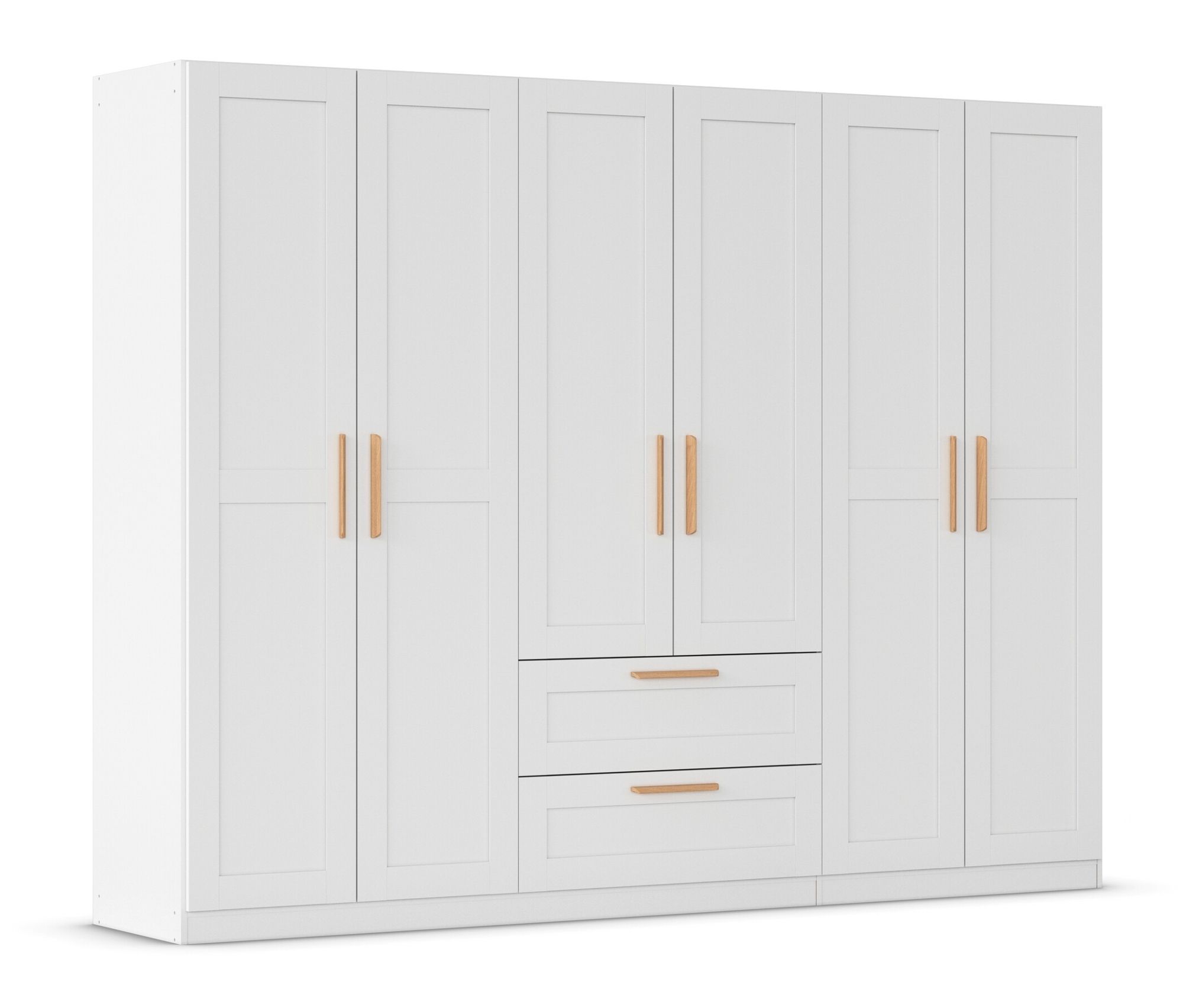 rauch Drehtürenschrank »Quadra-Spin Country« - 271x54x210cm - braun - Holz
