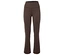 Braune Yoga-Hose mit hohem Bund.