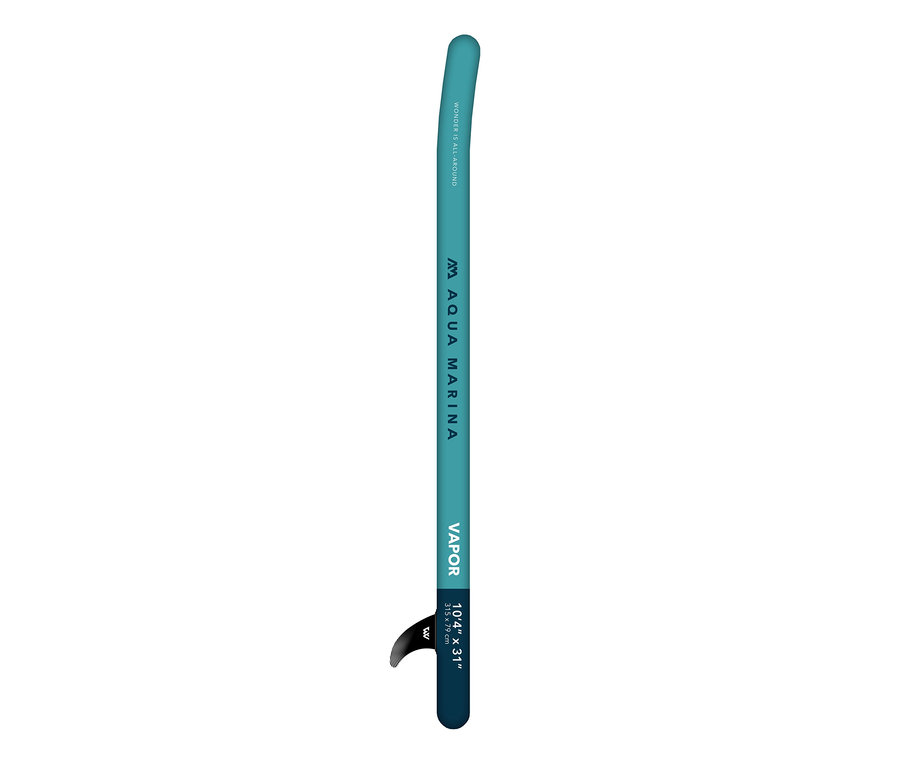 Blaugrünes Aqua Marina SUP Board »Vapor« 10’4″ vor weißem Hintergrund.