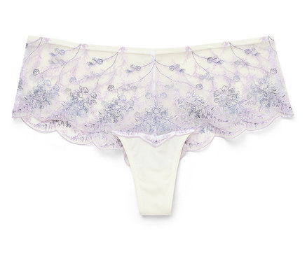 Panty mit Stickerei, creme