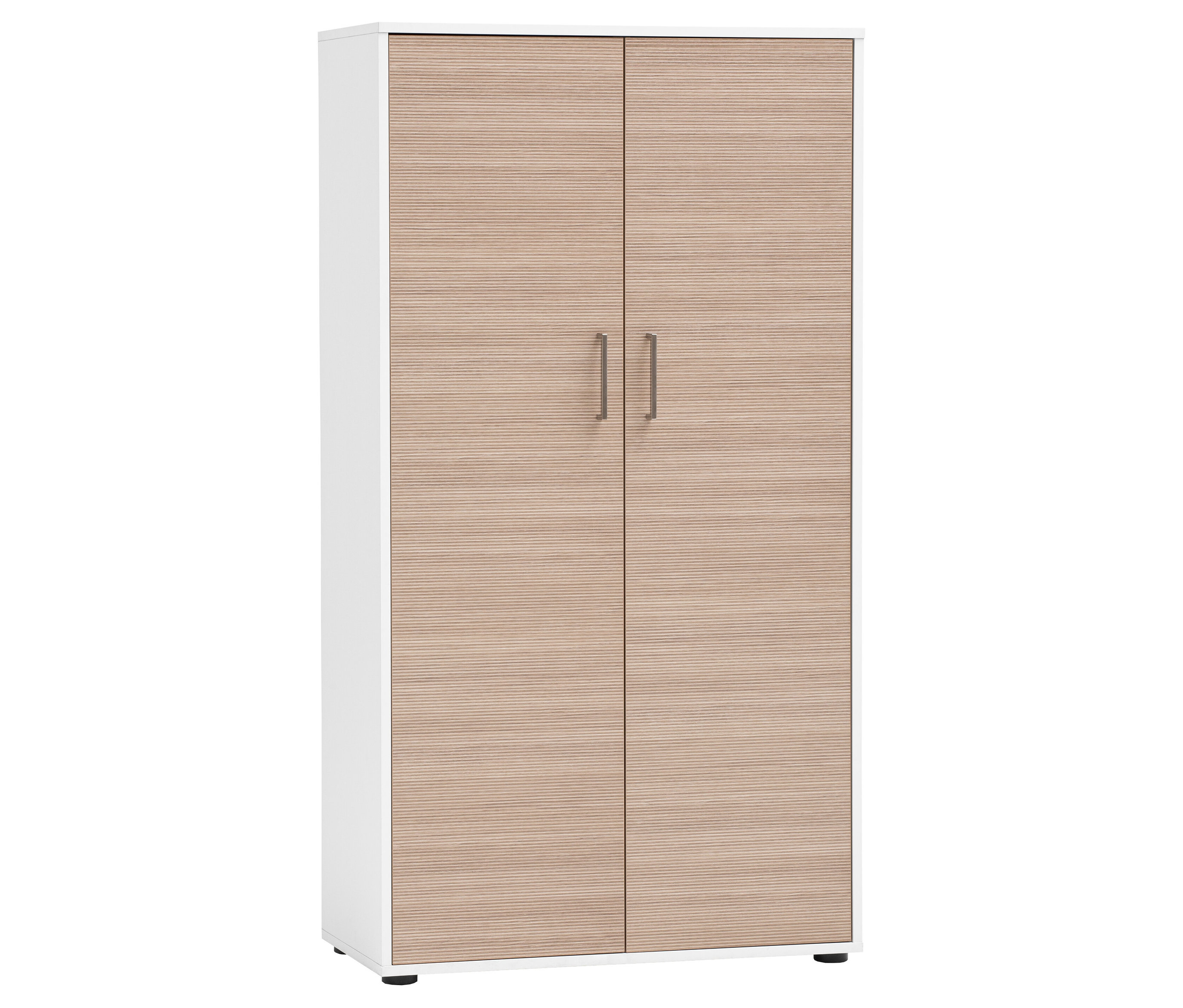 Tchibo - Aktenschrank »Metz« - 80,1x38,2x150cm - silber - - Holzwerkstoffe / Metall / Kunststoff