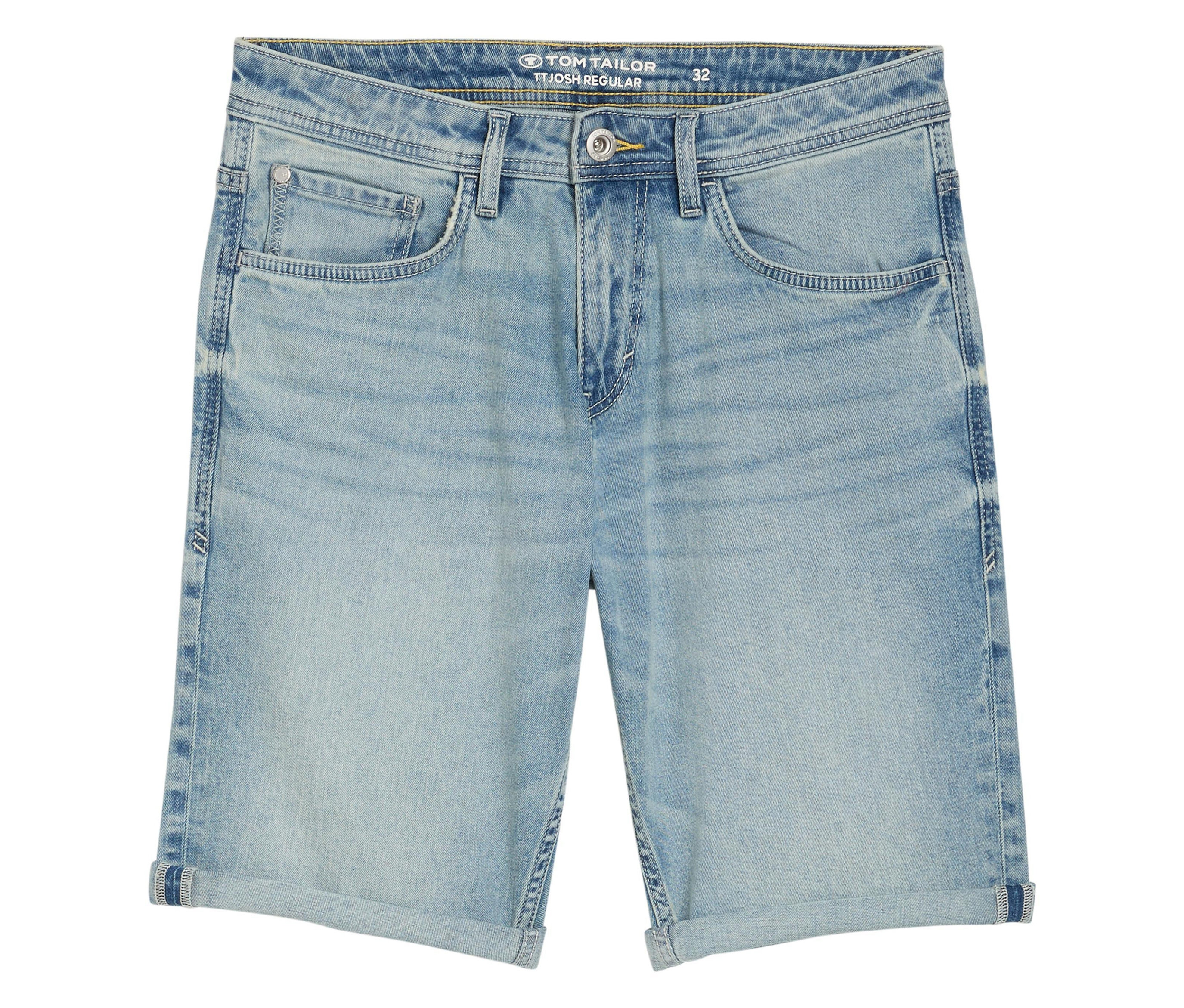 Ttjosh Regular Slim Jeans Shorts - Herren - Gr. 34 - dunkelblau - dunkelblau