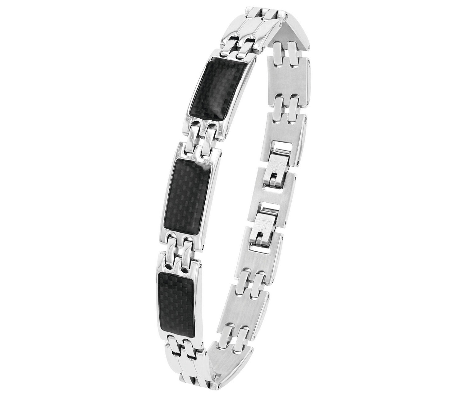 Tchibo - Amor Edelstahl Herren-Armschmuck »Carbon«