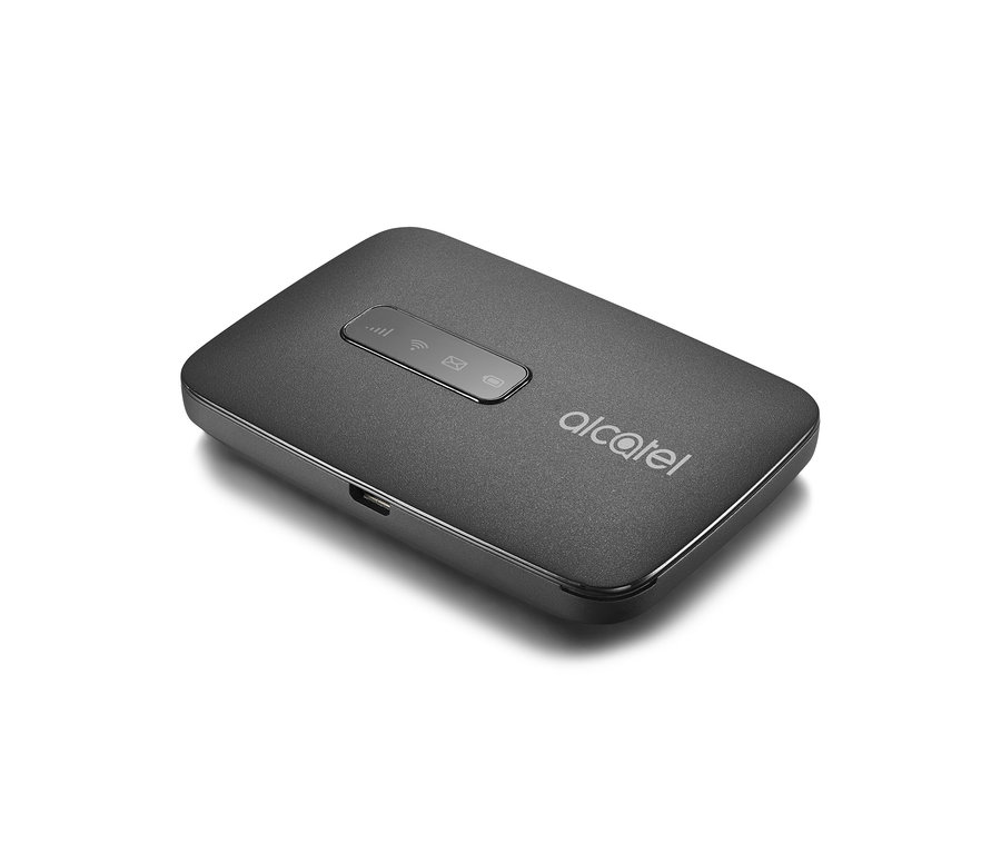 Schwarzer Alcatel WLAN to go-Router.