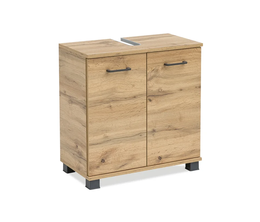 Waschbeckenunterschrank »WBU 600 Nora« in Holzoptik.