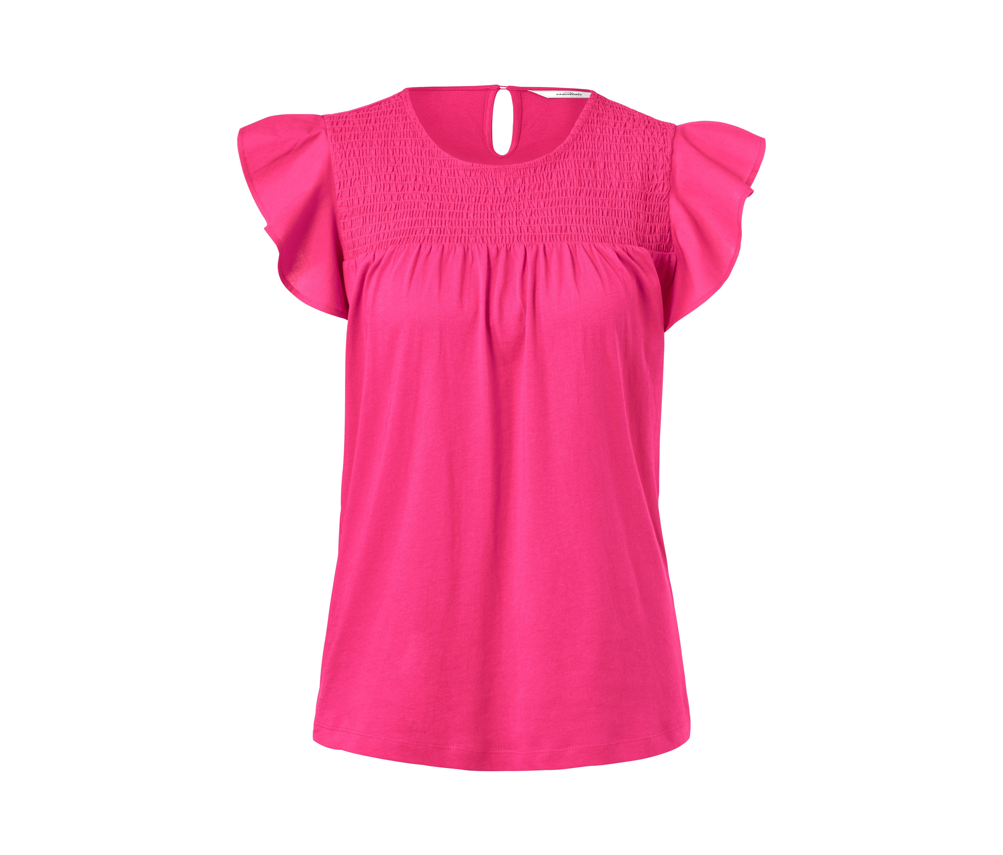 Tchibo - Shirt mit Volantärmeln - Damen - Gr. M - pink. Tchibo - Shirt mit Volantärmeln - Damen - Gr. M - pink <![CDATA[Shirt mit Volantärmeln, pink Farbe: Pink Material: 100% Baumwolle (aus ökologischem Anbau) Maße: Gesamtlänge ca. 64 cm (Gr. M Charm,Damen günstig Kaufen-Tchibo - Shirt mit Volantärmeln - Damen - Gr. M - pink. Tchibo - Shirt mit Volantärmeln - Damen - Gr. M - pink <![CDATA[Shirt mit Volantärmeln, pink Farbe: Pink Material: 100% Baumwolle (aus ökologischem Anbau) Maße: Gesamtlänge ca. 64 cm (Gr. M