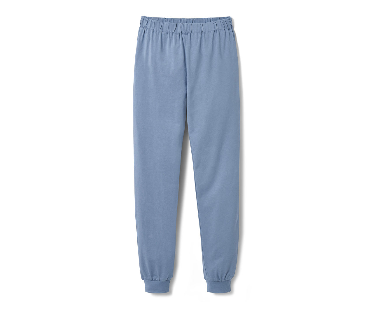 Hellblaue Kinder-Pyjamahose aus einem 2er-Set.