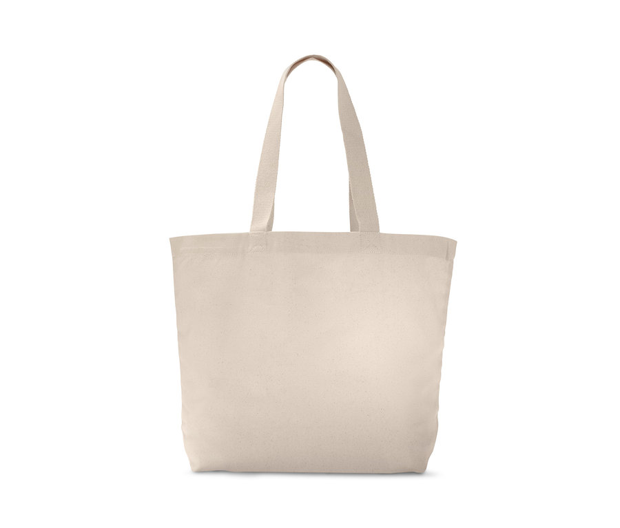 Ein Canvas-Shopper in Creme.