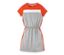 Jerseykleid, grau-meliert-orange - Grau-meliert-orange