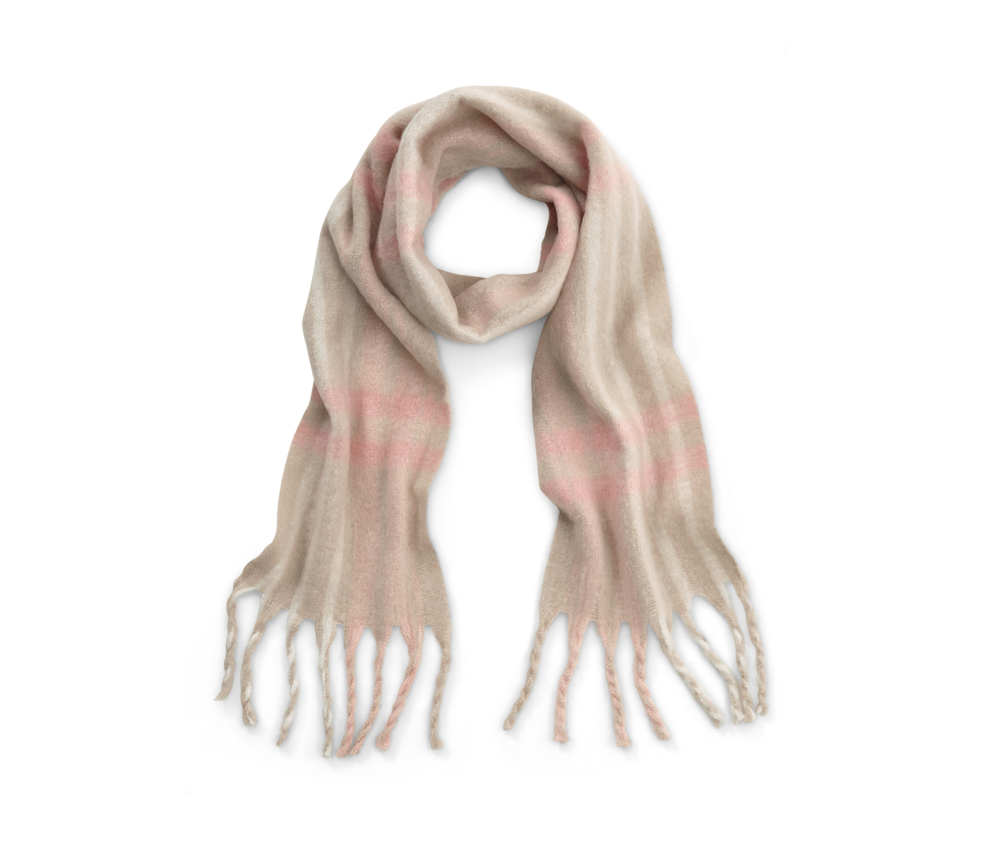 100.3 günstig Kaufen-Tchibo - Karierter Webschal - creme. Tchibo - Karierter Webschal - creme <![CDATA[Karierter Webschal Farbe: Beige mit cremeweiß-roséfarbenen Karos Material: 100% Polyester (recycelt) Maße: Ca. 210 x 26 cm Gebrauchsanweisung: Kalt waschen empfohlen Besonde