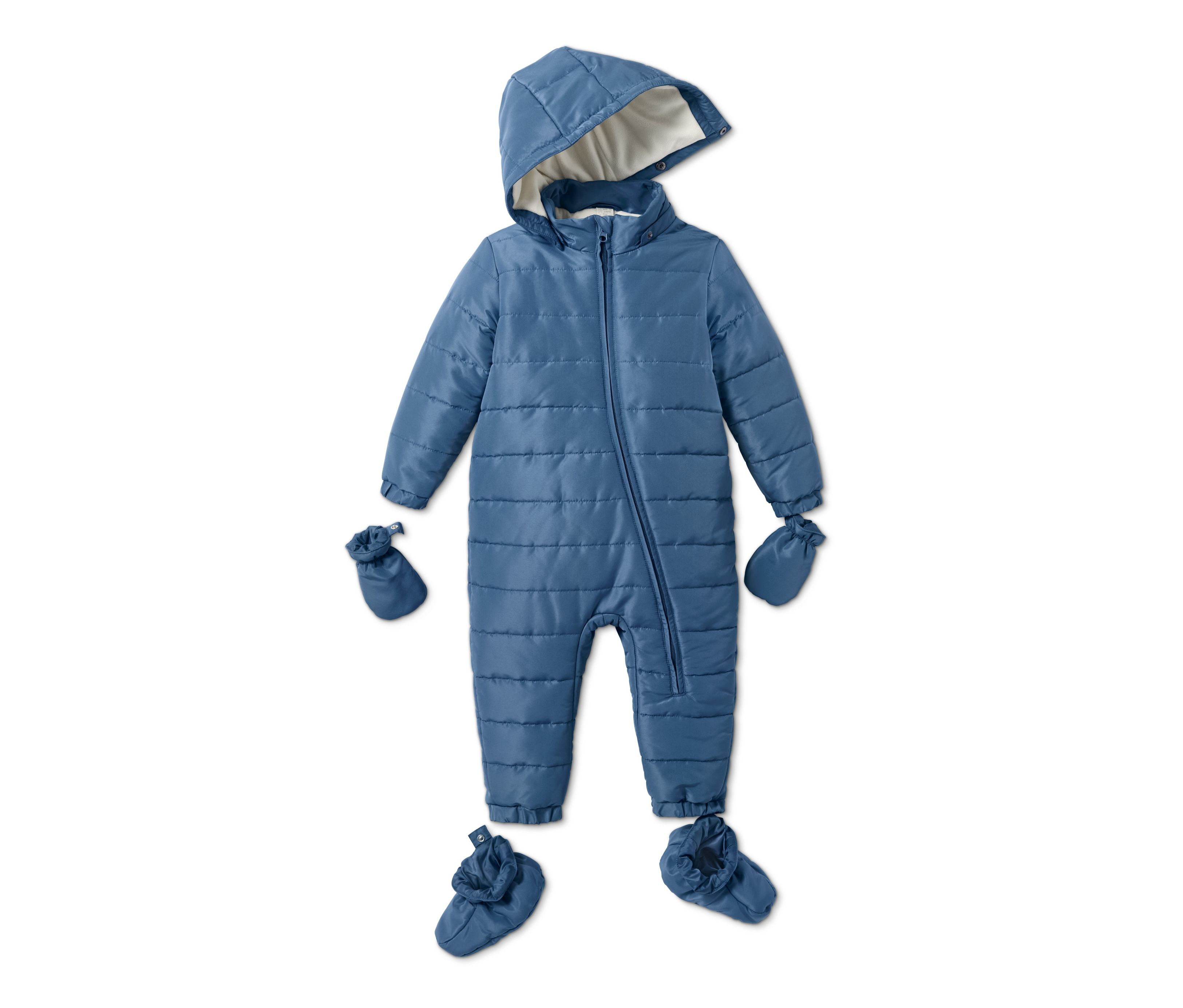 Tchibo - Baby-Winteroverall - Baby - Gr. 74/80 - weiß