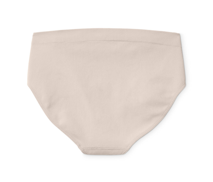 Nahaufnahme einer einzelnen beigen 2 Seamless-Pantys.