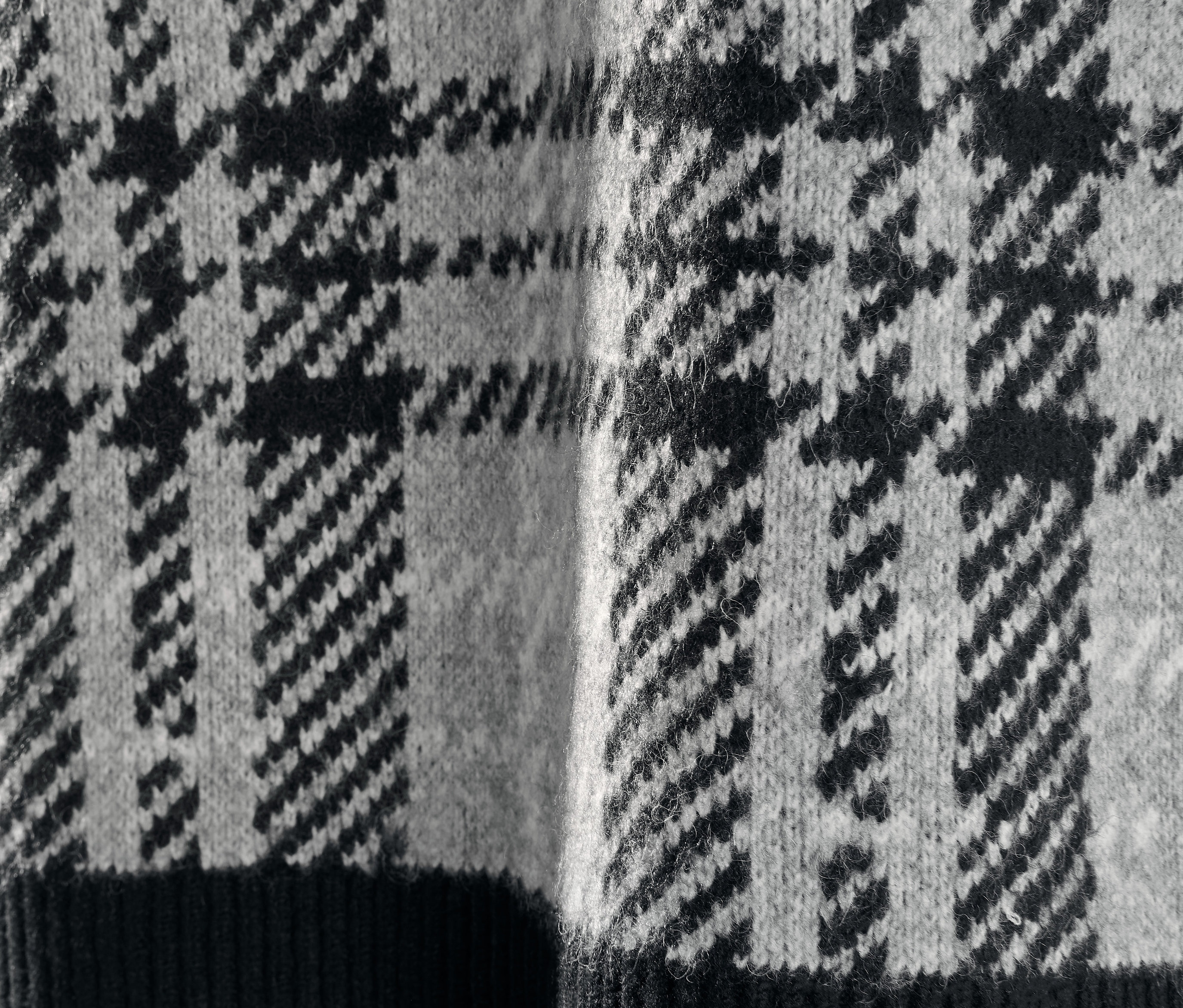 Thumbnail - Tchibo - Strickpullover mit Rollkragen - Damen - Gr. XL - weiß/jacquard