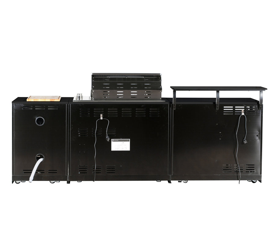 Buschbeck Premium Outdoor-Küche mit Grillfunktion.