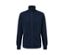 Dunkelblaue Funktionsjacke mit Reißverschluss.