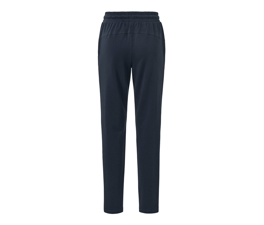 Dunkelblaue Sweathose.