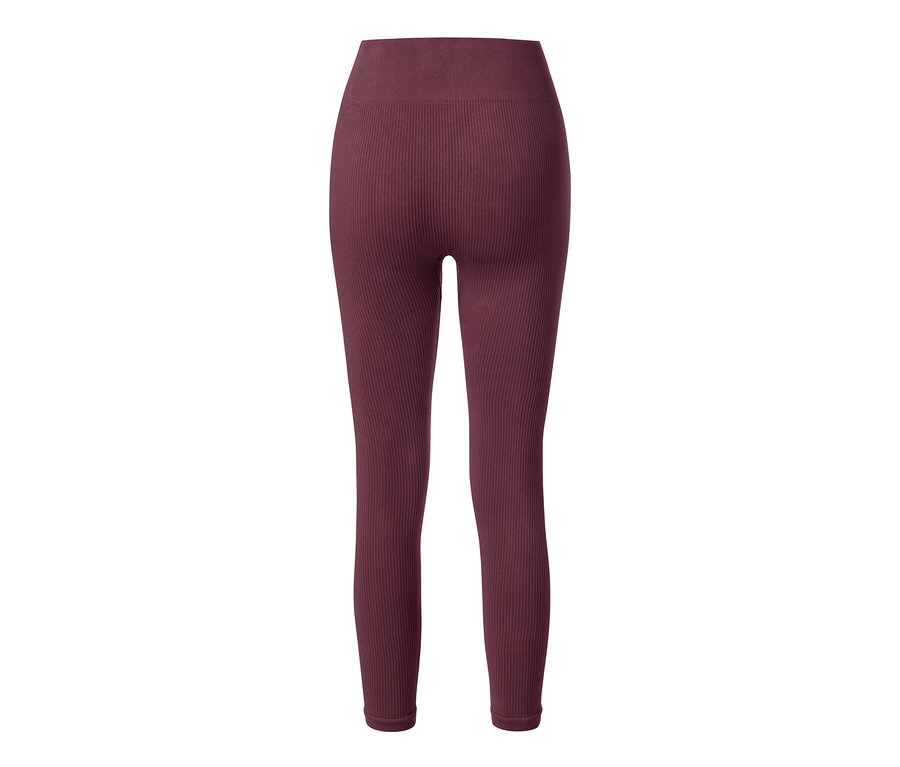 Detailansicht der Rückseite einer 7/8-Seamless-Funktions-Sporttight.