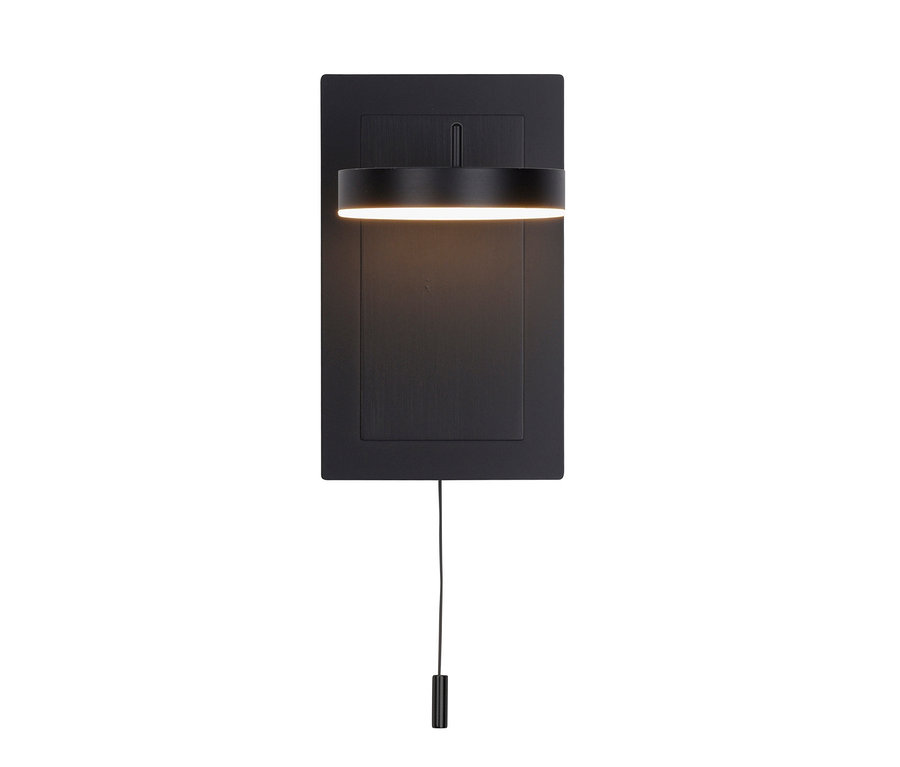 Schwarze Paul Neuhaus LED-Wandleuchte »Sileda«.