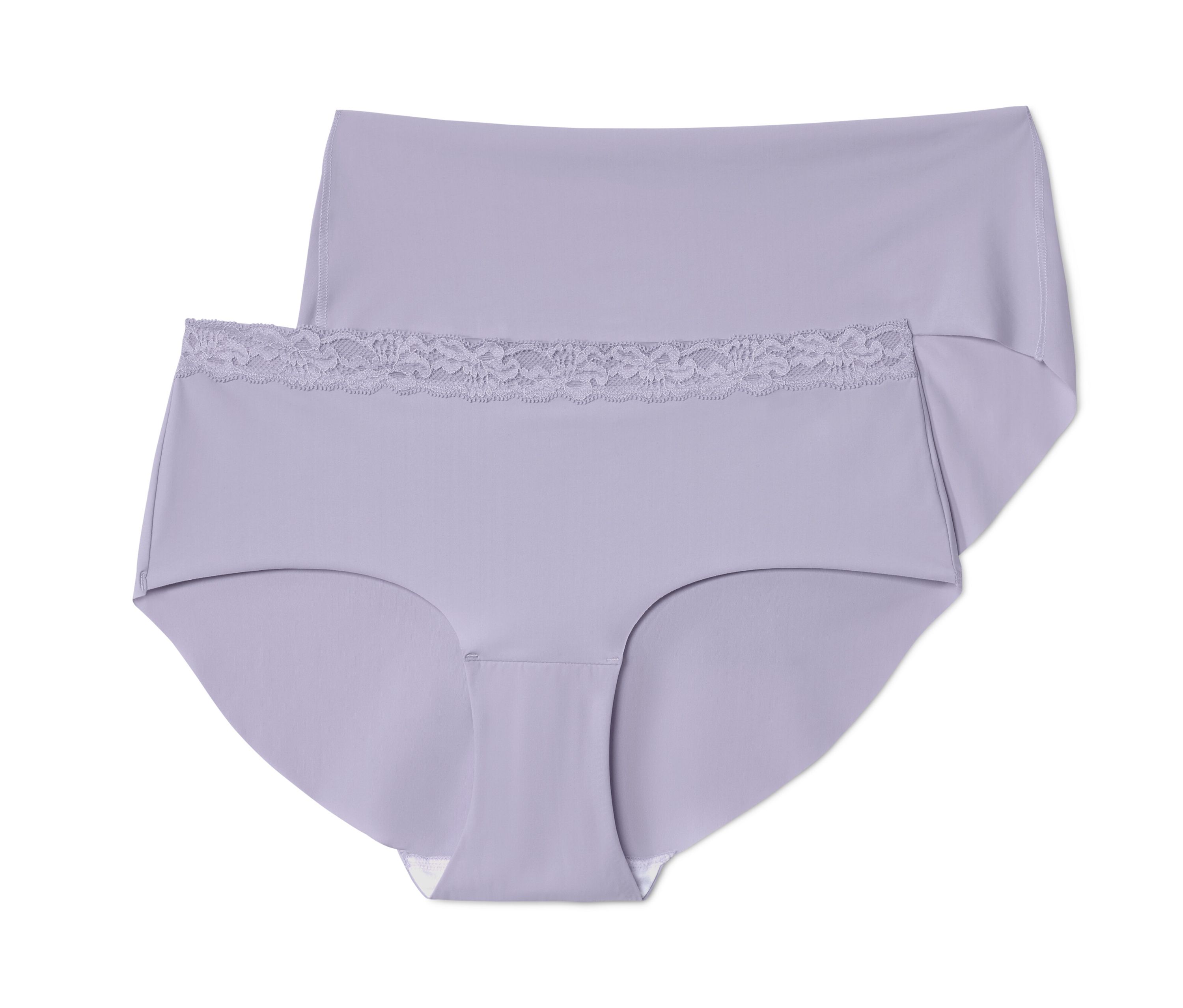 Tchibo - 2 Magic-Cut-Pantys - Damen - Gr. L - lila