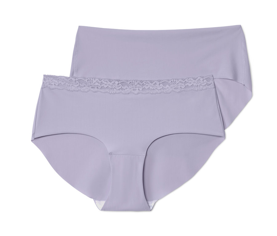 Zwei lila Magic-Cut-Pantys.