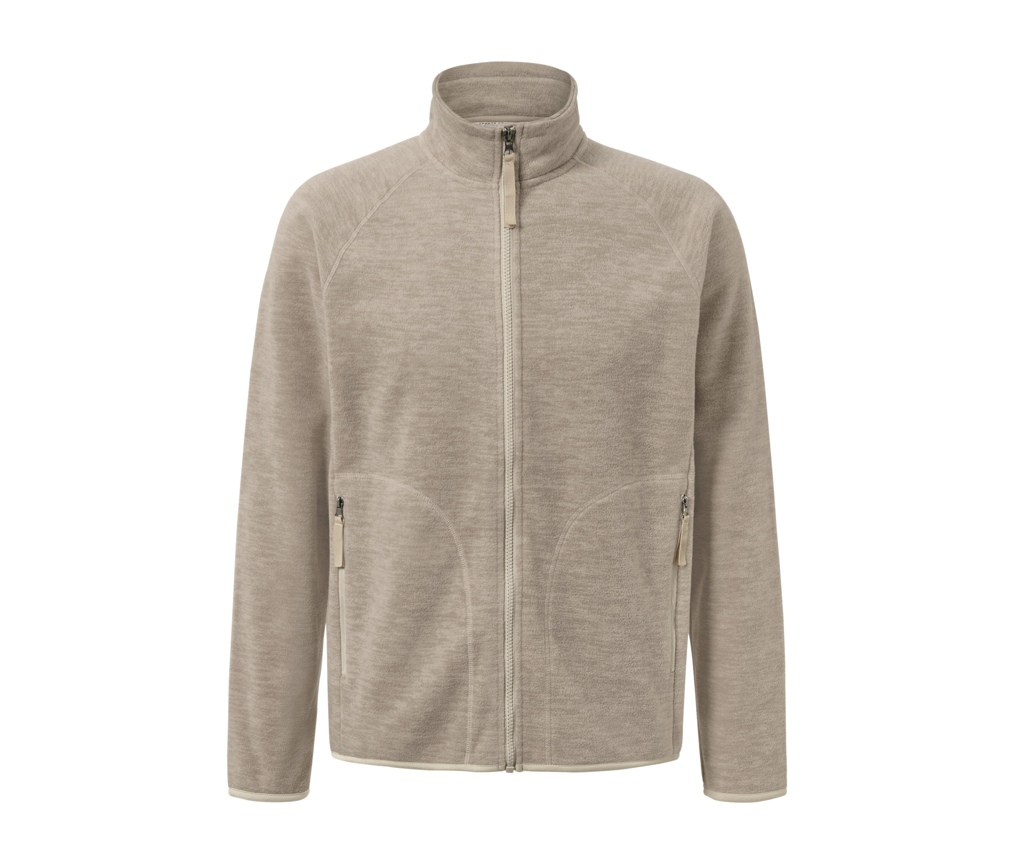 Tchibo - Fleecejacke - Herren - Gr. S - taupe