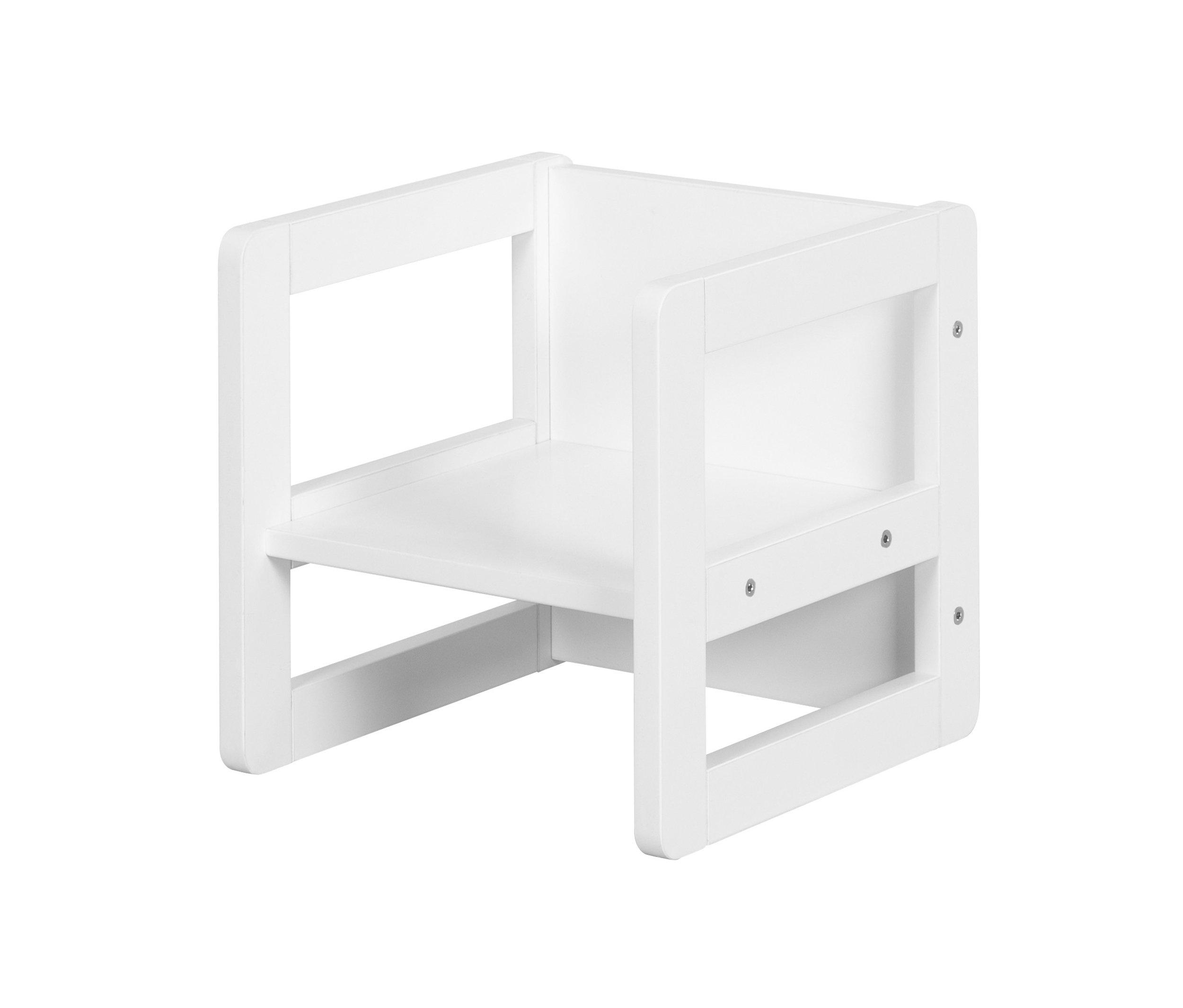 Thumbnail - roba 3-in-1-Kindersitzgruppe - 30x30x30cm - weiß - Holz