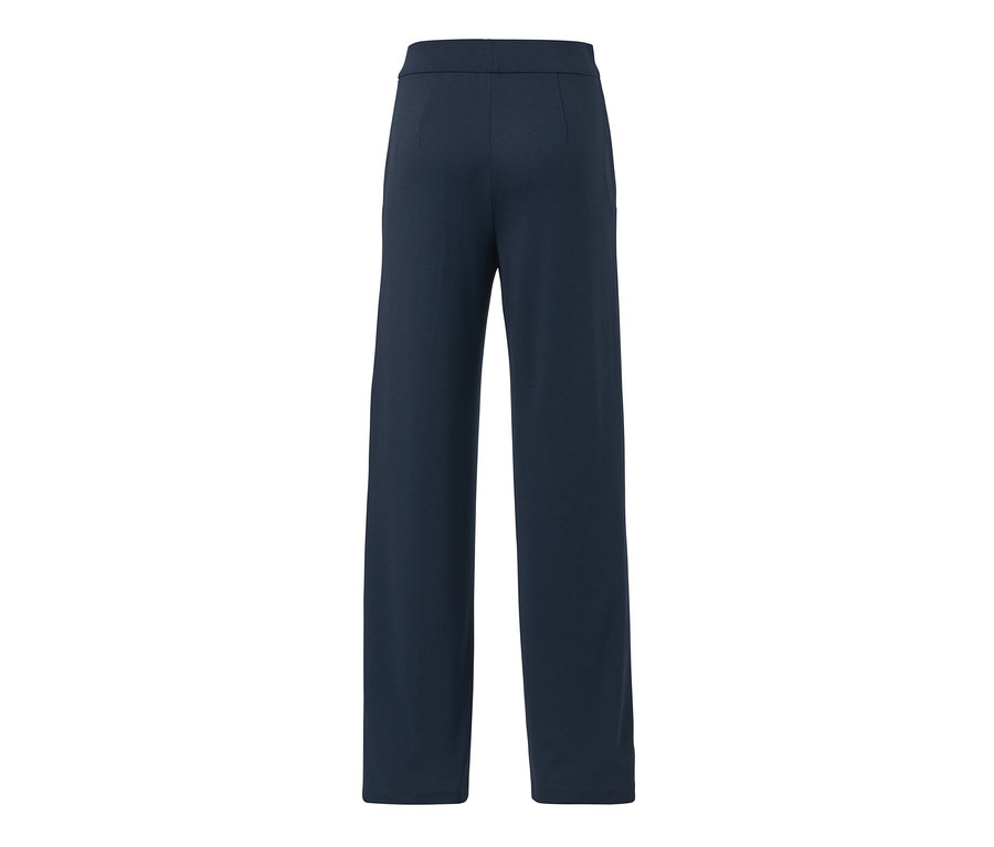 Dunkelblaue Komfort-Jerseyhose.