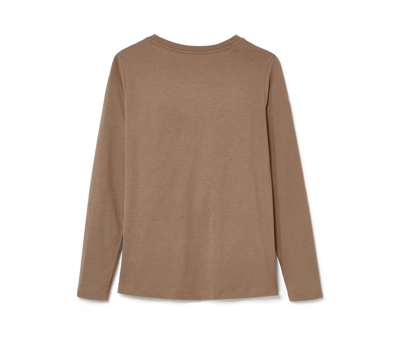 NAH/STUDIO Longsleeve | nachhaltige Baumwolle, hazelnut