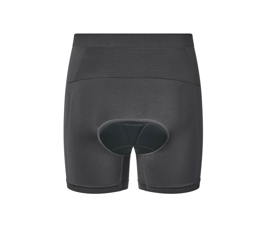 Schwarze Radunterhose.