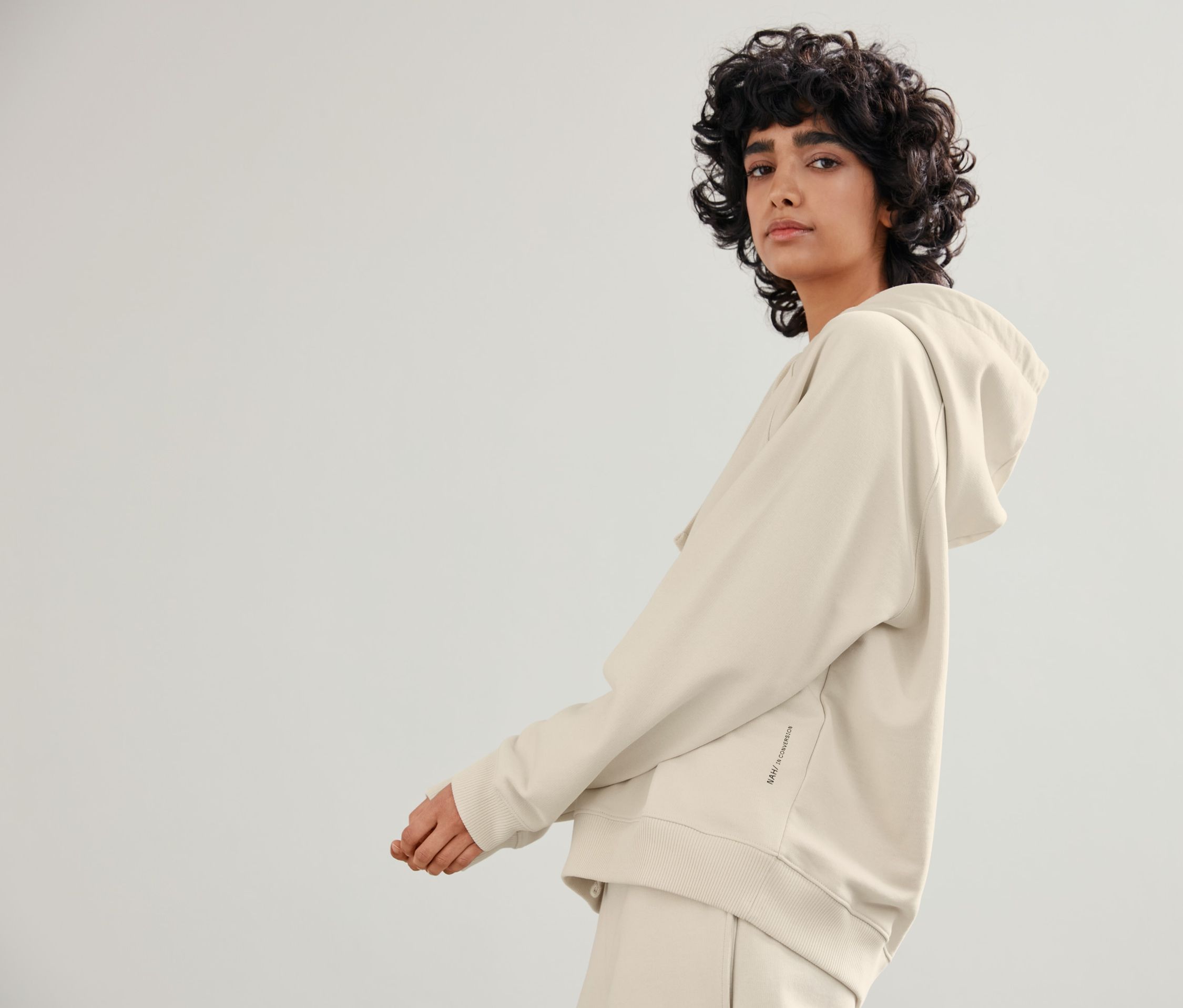 Thumbnail - Nah/Studio Hoodie - nachhaltige Baumwolle - Gr. XS - ungefärbt