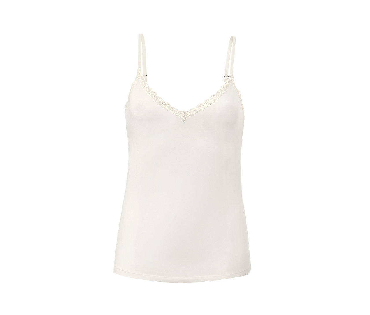 Weißes Hemdchen mit Spitze