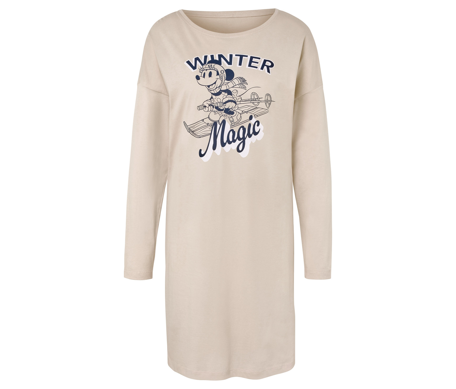 Nachthemd »Mickey and Friends« - Damen - Gr. XL - creme - creme