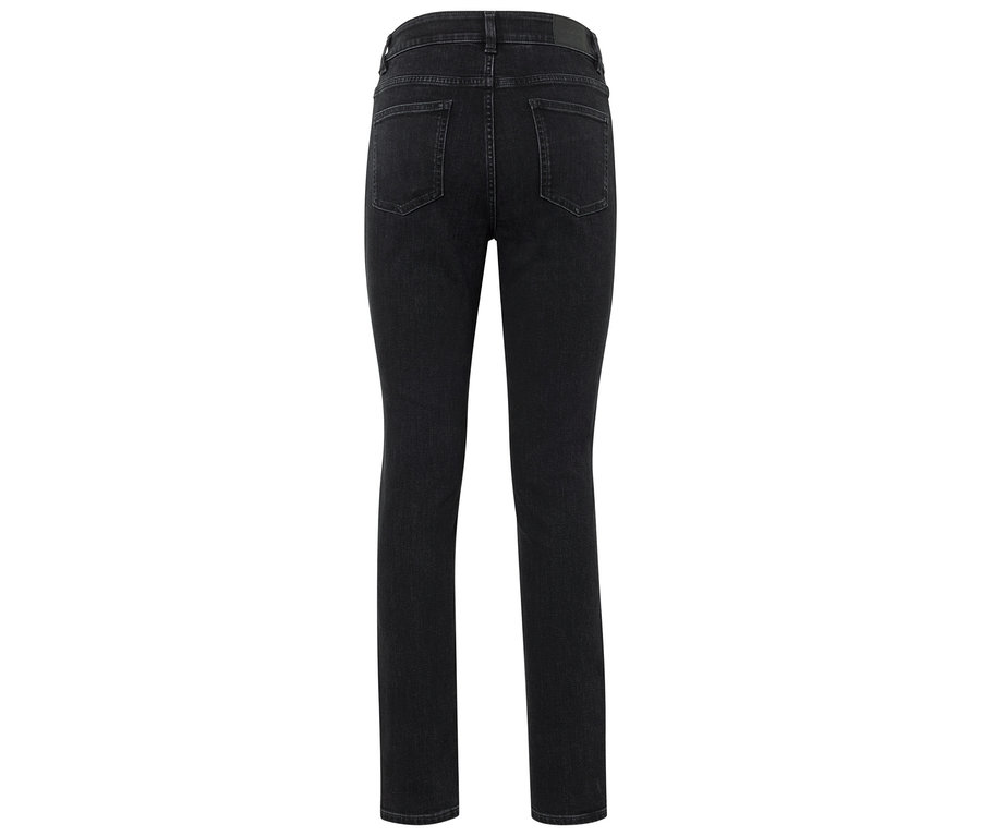 Schwarze Jeans von hinten.