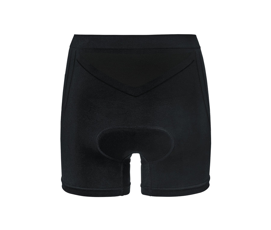 Schwarze Radunterhose.