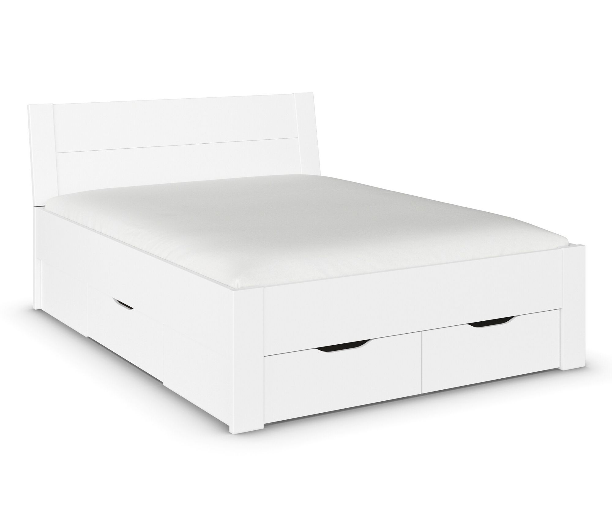 Thumbnail - rauch Bett »Aditio Beds« - 166x216x100cm - weiß - Holz