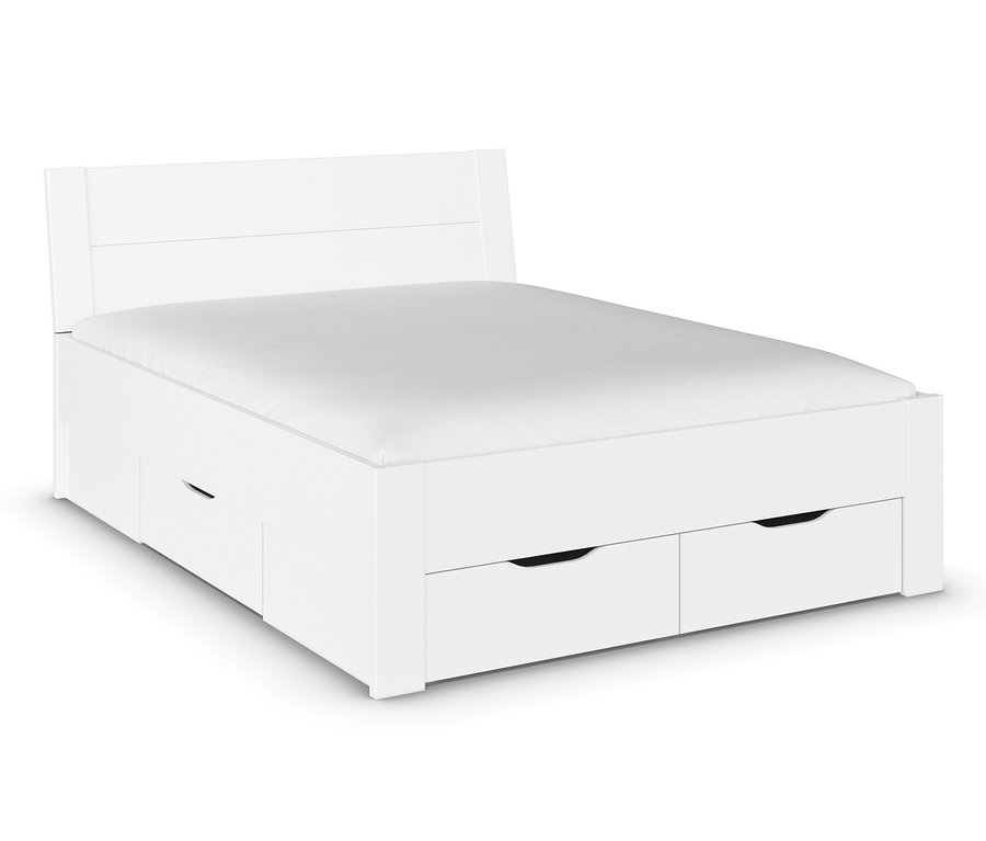 Weißes rauch Bett »Aditio Beds«, 160 cm.