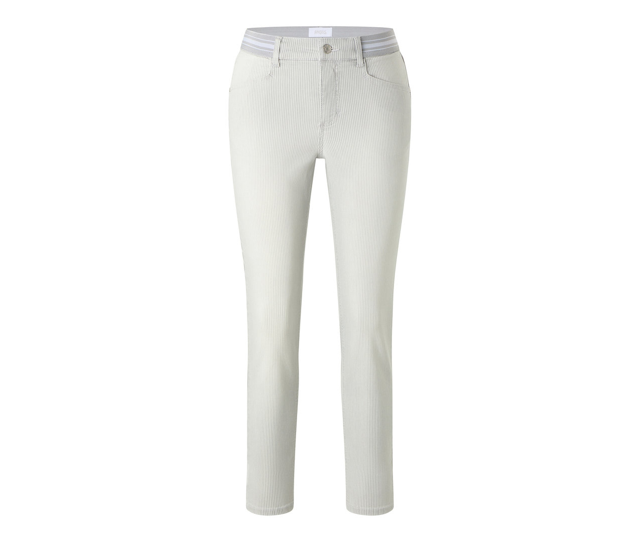 Helle graue Angels Jeans »Ornella Sporty« Slim Fit 7/8.