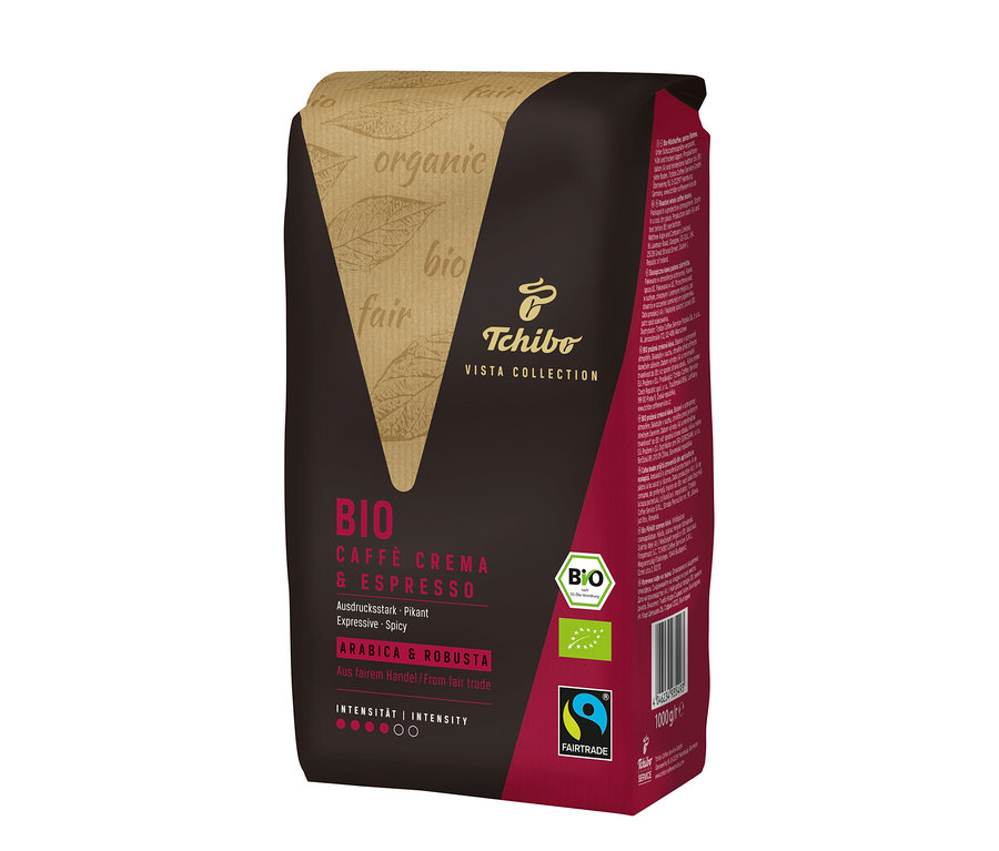 Packung Vista Collection Bio Caffé Crema & Espresso.