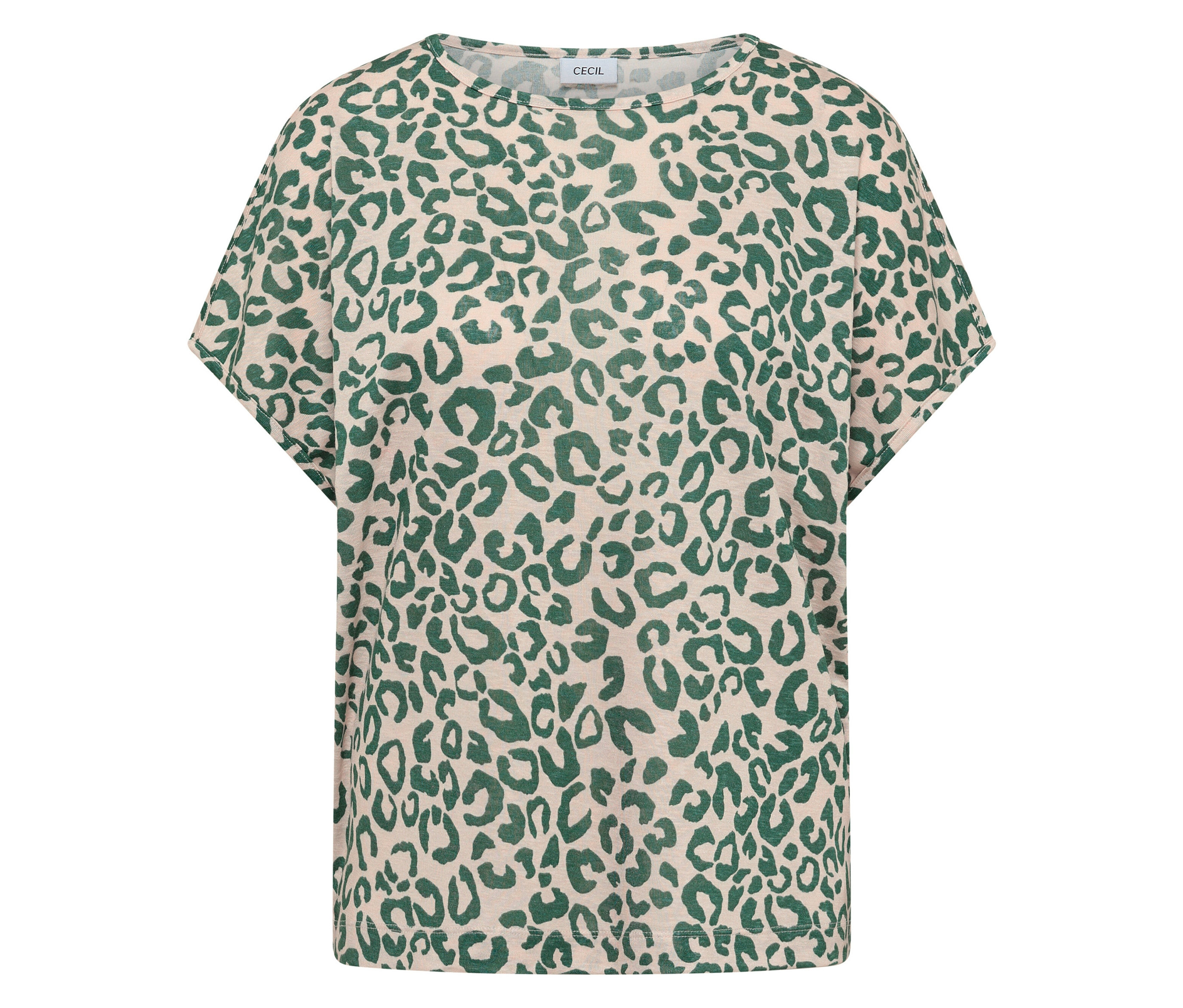 Cecil Kurzarmshirt - Damen - Gr. XXL - beige - beige