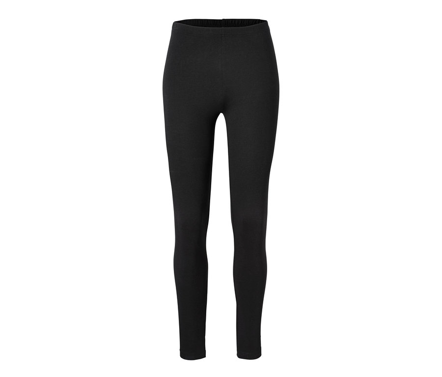 Schwarze Leggings.