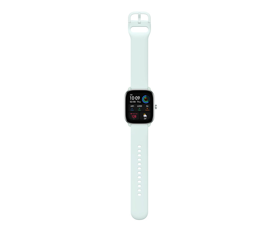 Amazfit GTS 4 Mini-Smartwatch, Mint Blue.