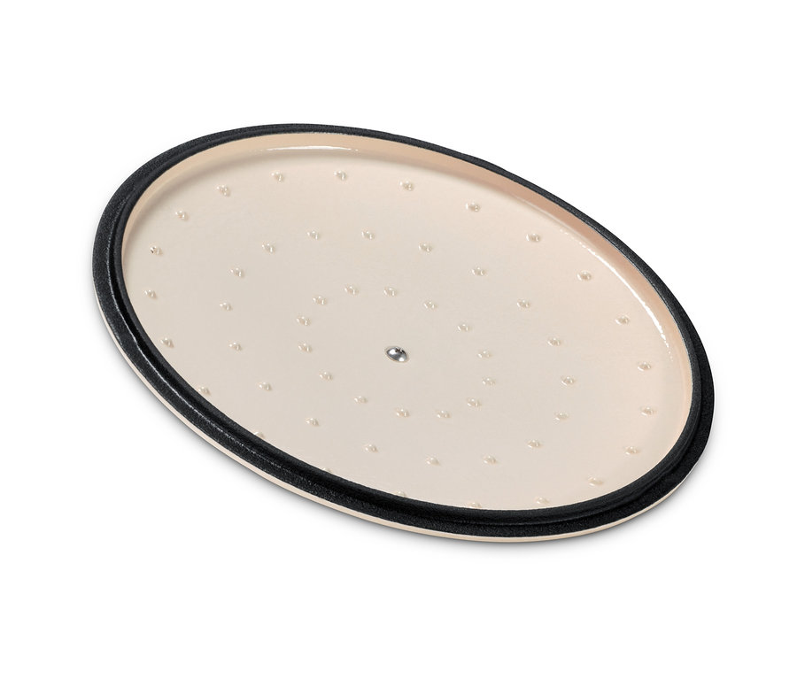 Deckel der Bräter-Pfanne, cremefarben.