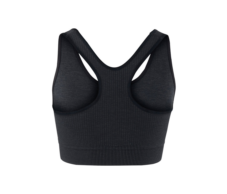 Detailansicht des Seamless-Sport-Bustiers von hinten.