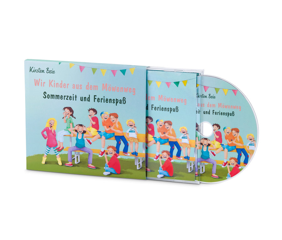 Cover des CD-Hörbuchs »Wir Kinder aus dem Möwenweg – Sommerzeit und Ferienspaß«.